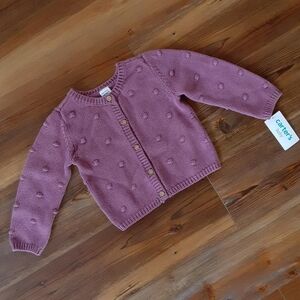 Carter's Baby NWOT Coquette Kawaii Knitted Sweater